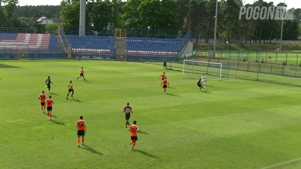 Pogoń Szczecin – Zagłębie Lubin 2:1 (1:0). Fot. www.youtube.com/PogonSzczecinSA