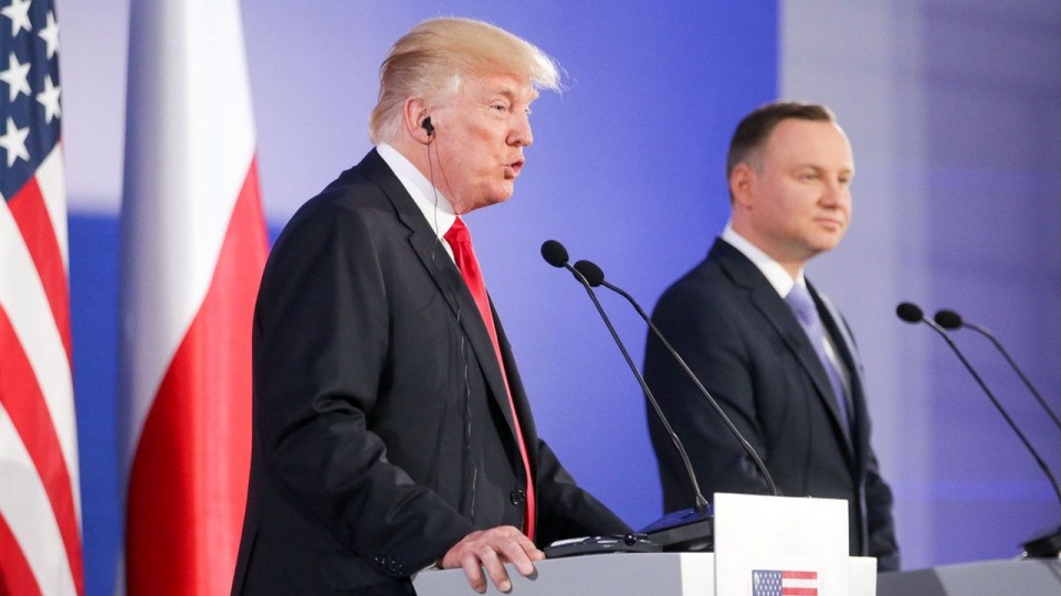 Konferecja prasowa prezydentów Donalda Trumpa i Andrzeja Dudy. Fot. Krzysztof Sitkowski / KPRP