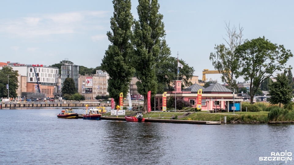 Centrum Koordynacji Ratownictwa Wodnego przy Heyki w Szczecinie będzie wspierane przez drugi sztab - na wyspie Bielawa - naprzeciwko Wałów Chrobrego. Fot. Weronika Łyczywek [Radio Szczecin]