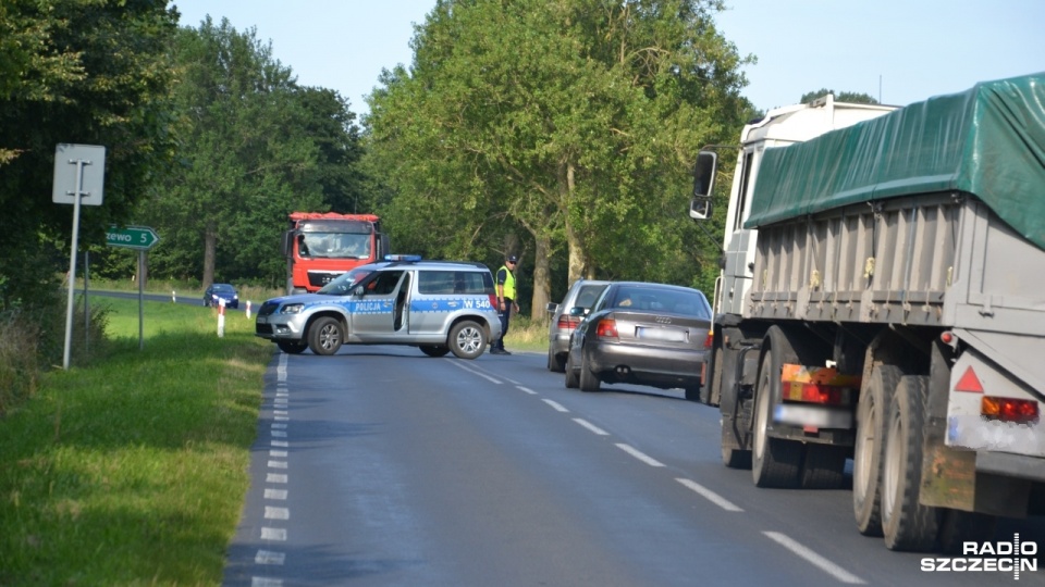 Tragiczny wypadek w regionie. Cztery osoby zginęły na miejscu. Fot. Przemysław Polanin [Radio Szczecin]