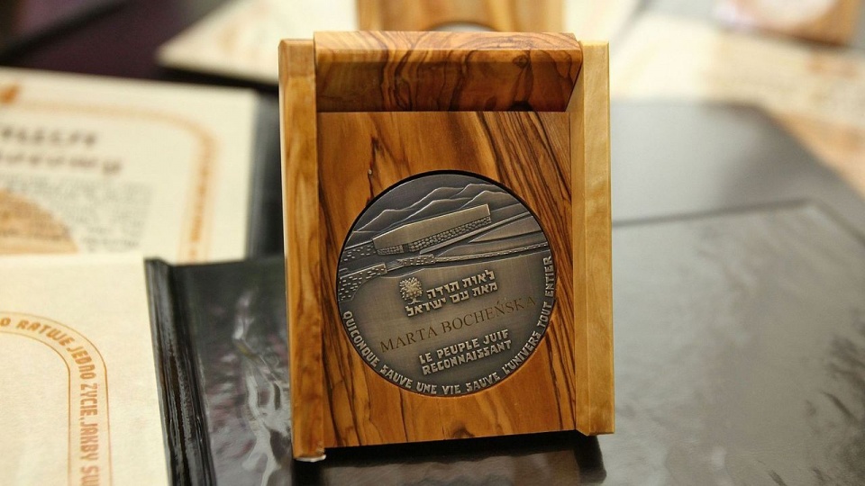 Medal "Sprawiedliwy Wśród Narodów Świata". Fot. Senat RP