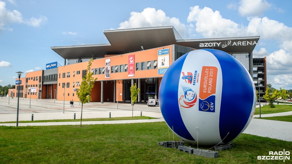 Hala Azoty Arena w Szczecinie, gdzie odbędą się mecze siatkarskiego EURO. Fot. Olaf Nowicki [Radio Szczecin]