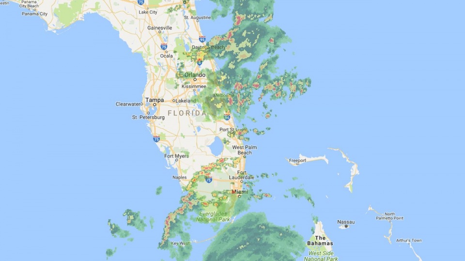 Władze Florydy zarządziły ewakuację 6 milionów 300 tys. mieszkańców stanu. źródło: https://www.theweathernetwork.com/maps/satellite-radar