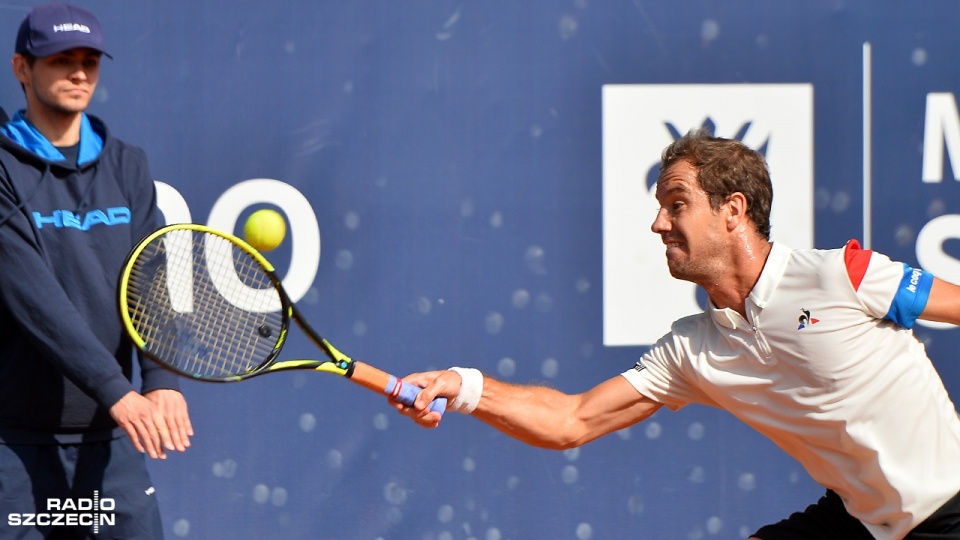 Richard Gasquet [FRA]. Fot. Łukasz Szełemej [Radio Szczecin]