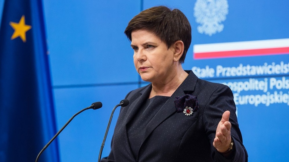 Premier Beata Szydło. Źródło fot.: www.twitter.com/premierrp