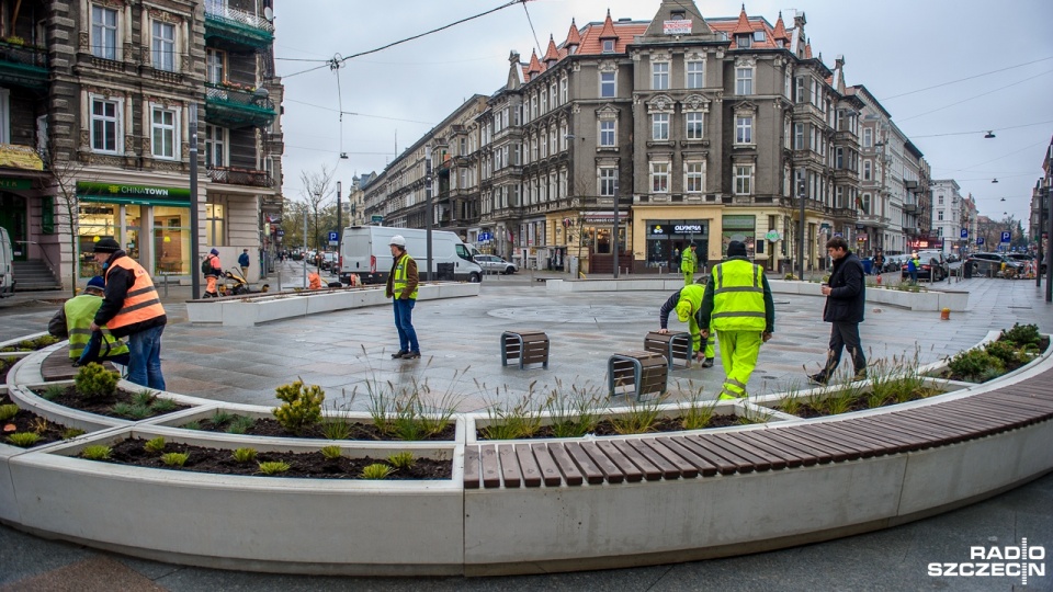 Ulica Jagiellońska między aleją Wojska Polskiego a placem Zamenhofa w Szczecinie będzie otwarta w piątek. Fot. Olaf Nowicki [Radio Szczecin]