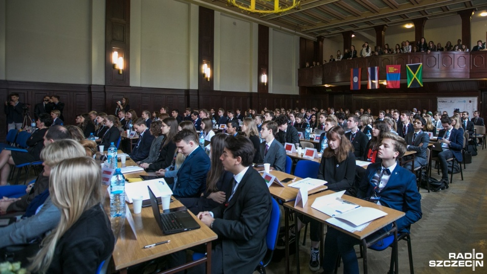 Konferencja StetiMUN w II LO w Szczecinie. Fot. Weronika Łyczywek [Radio Szczecin]