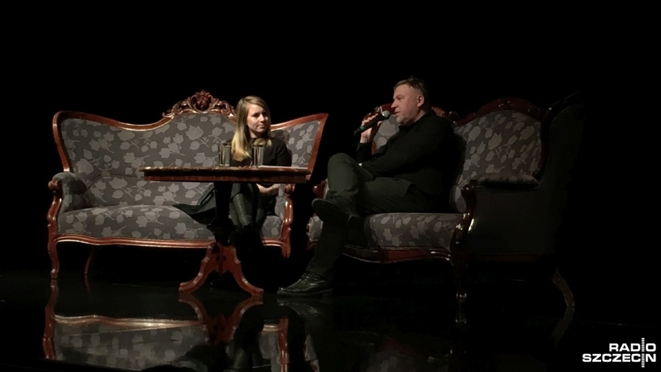 Dorota Masłowska podczas Wieczorów Literackich w Teatrze Polskim. Fot. Małgorzata Frymus [Radio Szczecin]