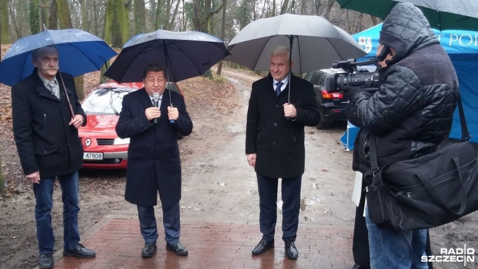 Otwarcie wiaduktu w Mścięcinie. Fot. Marek Borowiec [Radio Szczecin]