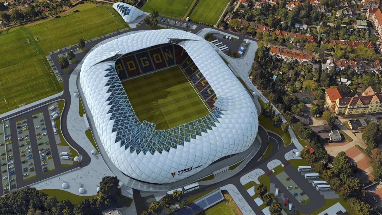 Imponujący projekt kibica Pogoni, jego stadion robi ...