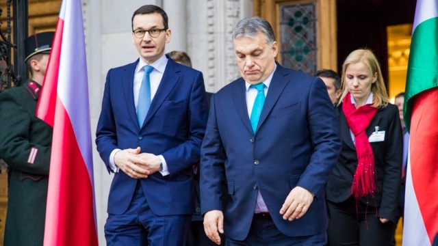 Premier Mateusz Morawiecki i Viktor Orban. Fot. Kancelaria Prezesa Rady Ministrów, www.premier.gov.pl Koniec wizyty premiera Morawieckiego na Węgrzech [WIDEO, ZDJĘCIA]