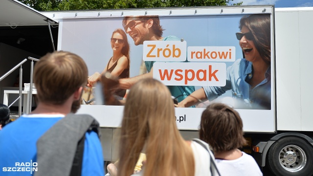 Nie obowiązują zapisy, wystarczy przyjść, a wszystkie badania są bezpłatne. Fot. Łukasz Szełemej [Radio Szczecin] Medbus w Szczecinie, zbadaj się bezpłatnie [ZDJĘCIA]
