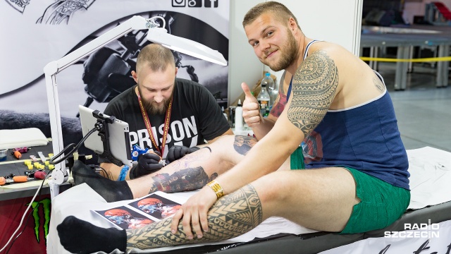 Fot. Robert Stachnik [Radio Szczecin] Festiwal tatuażu w Netto Arena, Spider Man nagrodzony [ZDJĘCIA]