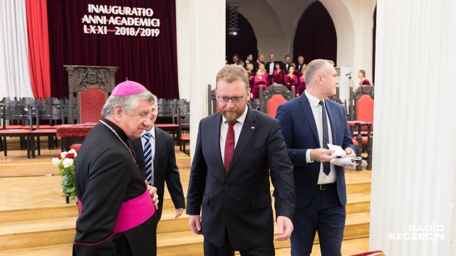 Inauguracja roku akademickiego na PUM-ie. Fot. Robert Stachnik [Radio Szczecin] Inauguracja roku akademickiego na Pomorskim Uniwersytecie Medycznym [WIDEO, ZDJĘCIA]
