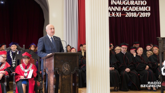 Inauguracja roku akademickiego na PUM-ie. Fot. Robert Stachnik [Radio Szczecin] Inauguracja roku akademickiego na Pomorskim Uniwersytecie Medycznym [WIDEO, ZDJĘCIA]