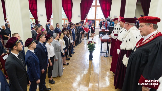Inauguracja roku akademickiego na PUM-ie. Fot. Robert Stachnik [Radio Szczecin] Inauguracja roku akademickiego na Pomorskim Uniwersytecie Medycznym [WIDEO, ZDJĘCIA]
