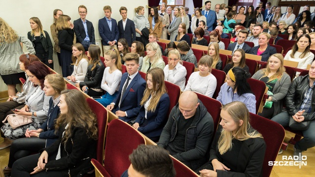Inauguracja roku akademickiego na PUM-ie. Fot. Robert Stachnik [Radio Szczecin] Inauguracja roku akademickiego na Pomorskim Uniwersytecie Medycznym [WIDEO, ZDJĘCIA]