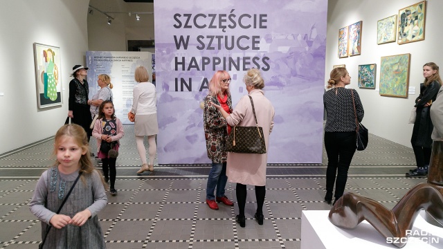 "Sztuka Szczęśliwych Ludzi" - taki tytuł nosi najnowsza wystawa w Muzeum Narodowym w Szczecinie. Fot. Robert Stachnik [Radio Szczecin] "Sztuka szczęśliwych ludzi" w Muzeum Narodowym [ZDJĘCIA]