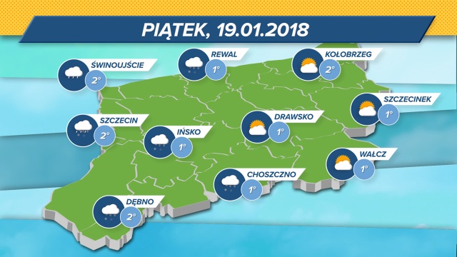 Temperatura na plusie, więc jeśli zamierzacie lepić bałwana - zabraknie wam surowca już przed trzecią kulą. W nocy delikatny przymrozek, ale za to w sobotę możliwa odrobina słońca. W piątek też - temperatury wciąż na plusie.