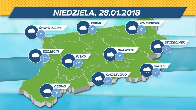 W regionie deszcz na okrągło aż do poniedziałku przy temperaturach podchodzących pod plusową, 9. kreskę termometru. Zapowiadają się jednak promienie słońca we wtorek. W czwartek o świcie wystąpić mają przygruntowe. Słowem: parasole i czapki, opony zimowe, czosnek i miód