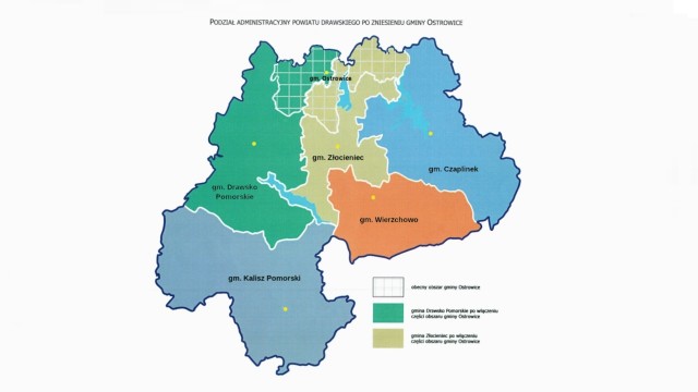 Złocieniec na ochotnika zgłasza się do ewentualnego przejęcia części gminy Ostrowice. Pomysł popierają też władze Drawska Pomorskiego - oba samorządy zaproponowały nawet jak mogłyby podzielić między siebie gminę Ostrowice.
