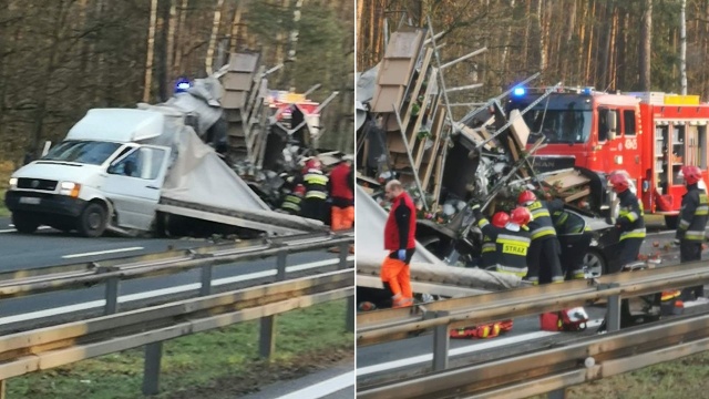 W sobotę rano doszło do wypadku na trasie S3 między Goleniowem a Szczecinem.