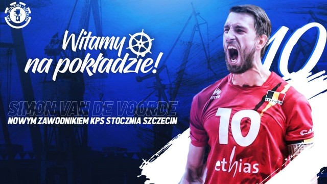 Belg Simon Van De Voorde został nowym zawodnikiem klubu Stocznia Szczecin. 28-letni gracz występuje na pozycji środkowego.