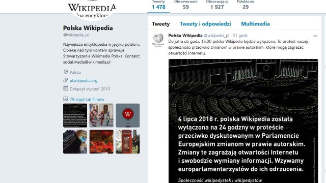 Parlament Europejski odrzucił projekt dyrektywy w sprawie praw autorskich w sieci. Tym samym europosłowie przychylili do wielu głosów sprzeciwu w tej sprawie. Przeciwko dyrektywie protestowali internauci, naukowcy, informatycy, a także portale internetowe.