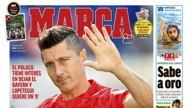 Hiszpańscy dziennikarze piszą, że Robert Lewandowski jest pod lupą Realu Madryt.