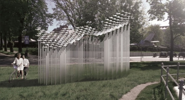Ławica ryb upiększy ulicę Rzeczną w Kołobrzegu. Chodzi o nową instalację przestrzenną, jaką planuje wykonać miasto.