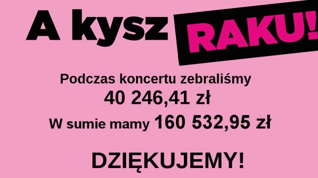 Ponad 160 tysięcy złotych udało się zebrać na specjalistyczne leczenie Kasi Bukowieckiej. Pracownica szczecińskiego Zarządu Dróg i Transportu Miejskiego walczy z rakiem.