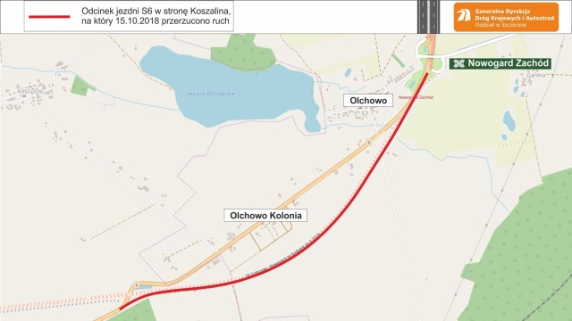 Drogowcy przyspieszają pracę na powstającej trasie S6, która połączy północną obwodnicę Goleniowa z Koszalinem. Przed Nowogardem zmieniła się właśnie organizacja ruchu.