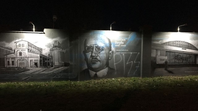 Zniszczono mural poświęcony polskim wynalazcom