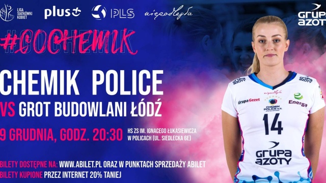 Hit w Lidze Siatkówki Kobiet: mistrzynie Polski zmierzą się w niedzielę wieczorem z zespołem Grot Budowlani Łódź w 8. kolejce rozgrywek.