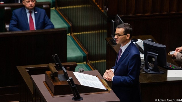 Sejm wyraził wotum zaufania wobec gabinetu premiera Mateusza Morawieckiego.