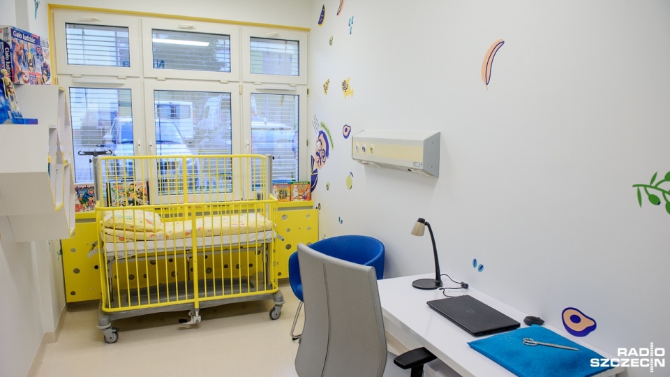 Edukacyjna sala podań leków biologicznych w szpitalu w Zdrojach. Fot. Olaf Nowicki [Radio Szczecin]
