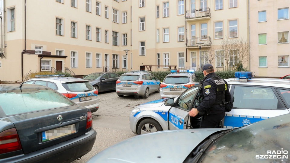 Tragiczny wypadek przy ulicy Monte Cassino. Fot. Robert Stachnik [Radio Szczecin]