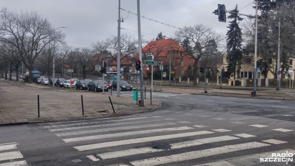 Skrzyżowanie alei Wojska Polskiego z ulicą Traugutta. Fot. Marek Borowiec [Radio Szczecin]