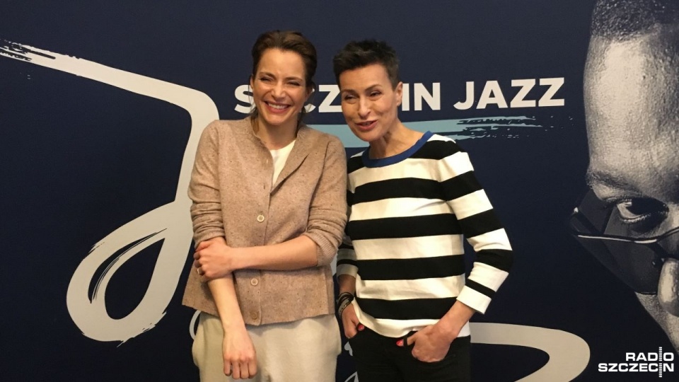 Anna Dereszowska i Danuta Stenka. Fot. Małgorzata Frymus [Radio Szczecin]