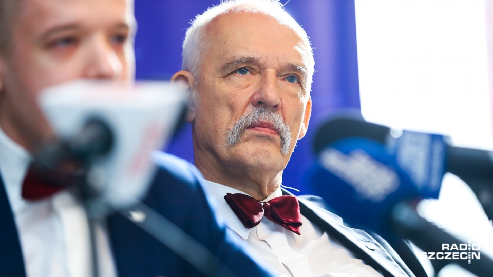 Janusz Korwin-Mikke. Fot. Robert Stachnik [Radio Szczecin]