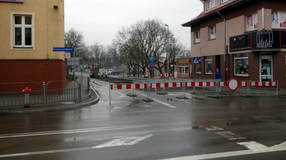 Rozpoczął się remont ulicy w centrum Goleniowa. Źródło fot.: www.goleniow.pl