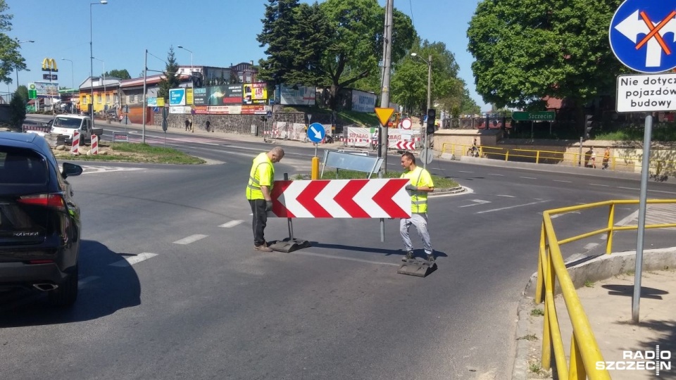 Przejazd pod wiaduktem kolejowym w Stargadzie. Fot. Marek Borowiec [Radio Szczecin]