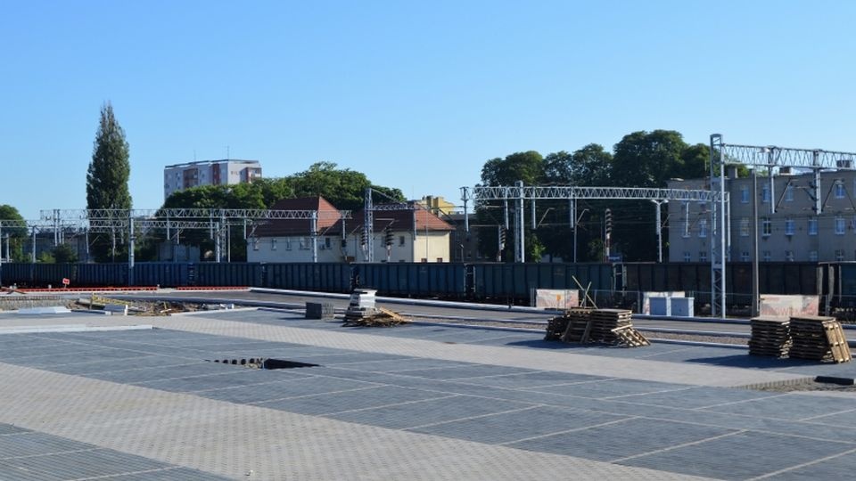 W okolicach dworca kolejowego powstaje Zintegrowane Centrum Przesiadkowe. źródło: UM Stargard