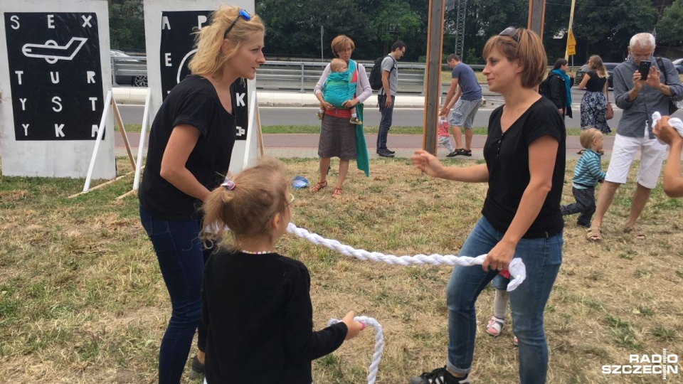 Wstęp na wszystkie działania "Spoiw" jest wolny, w każdej chwili można się dołączyć do zabawy. Fot. Małgorzata Frymus [Radio Szczecin]