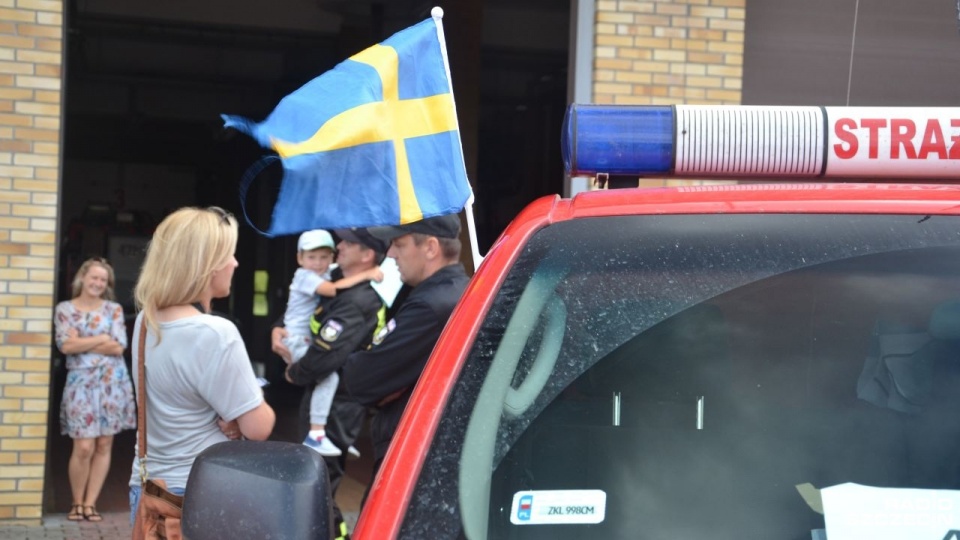 Decyzją Komendanta Głównego Państwowej Straży Pożarnej uczestnicy akcji w Szwecji dostali wolne do 10 sierpnia. Fot. Przemysław Polanin [Radio Szczecin]