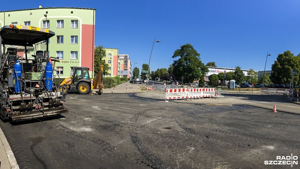 Nowe rondo w centrum Szczecina. Fot. Łukasz Szełemej [Radio Szczecin]