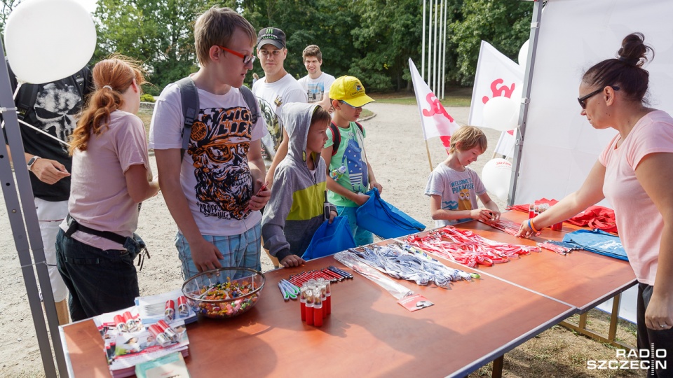 Spotkanie z członkami "Solidarności" na Jasnych Błoniach w Szczecinie. Fot. Robert Stachnik [Radio Szczecin]