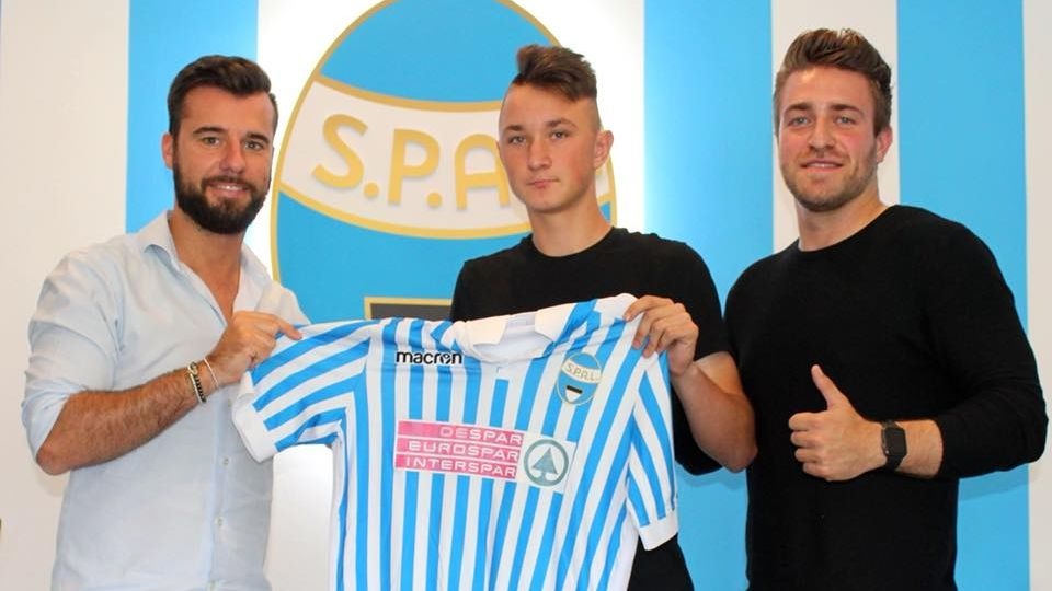 Jakub Iskra podpisał umowę z zespołem SPAL Ferrara grającym w Serie A. Fot. Archiwum prywatne
