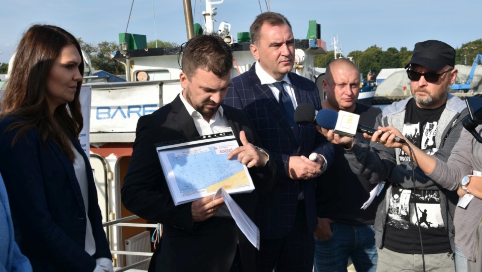 Trzy nowe stanowiska wrakowe odkryli w morzu niedaleko Kołobrzegu pracownicy tamtejszego Muzeum Oręża Polskiego. Fot. Radosław Horanin