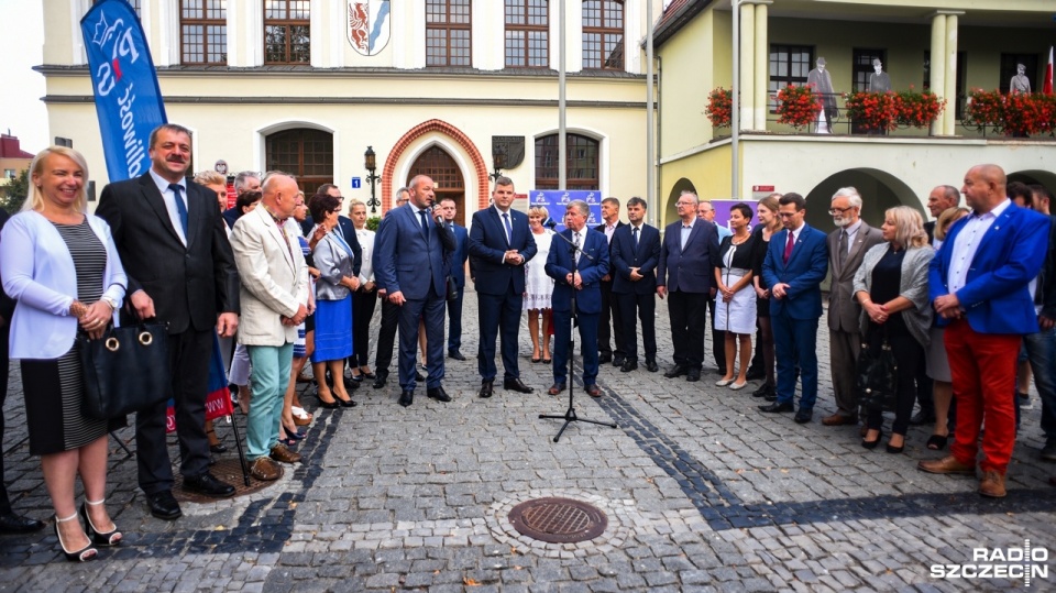 Krzysztof Kozłowski (35 lat) jest pracownikiem Generalnej Dyrekcji Dróg Krajowych i Autostrad. Wcześniej pracował w Starostwie Powiatowym w Stargardzie. Fot. Kamila Kozioł [Radio Szczecin]